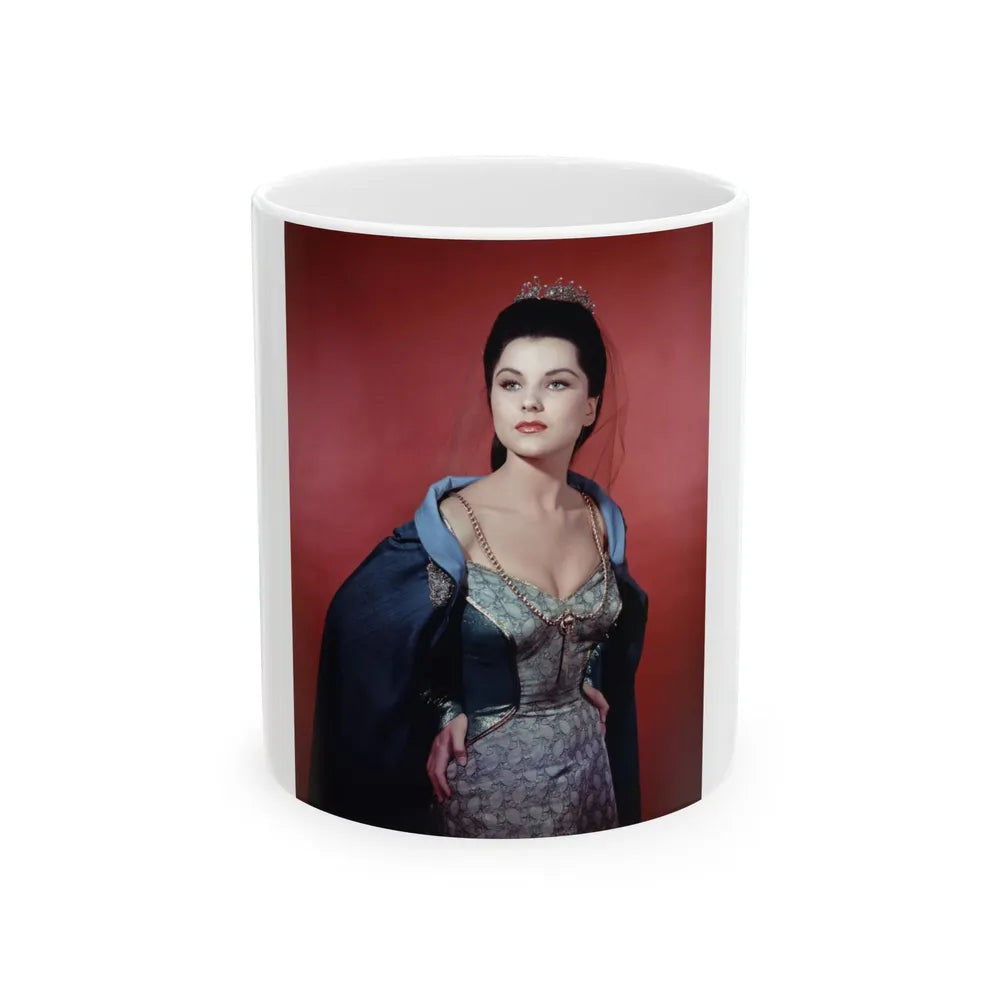 Debra Paget #137 (Vintage Female Icon) White Coffee Mug-11oz-Go Mug Yourself