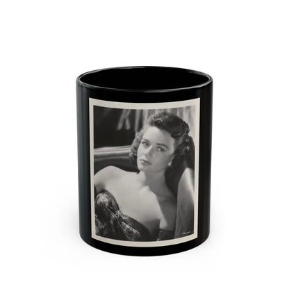 Dorothy Malone #129 (Vintage Female Icon) Black Coffee Mug-11oz-Go Mug Yourself