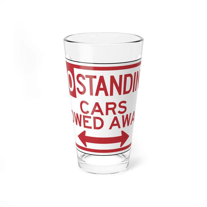 BDOT R7-4DT (Maryland) (Road Sign) Pint Glass 16oz 16oz - Go Mug Yourself