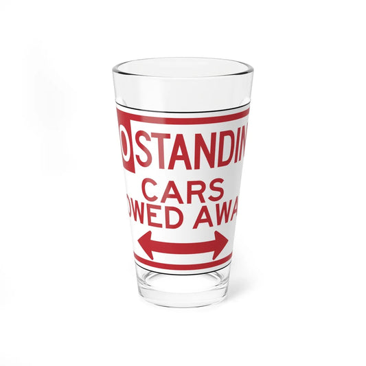 BDOT R7-4DT (Maryland) (Road Sign) Pint Glass 16oz 16oz - Go Mug Yourself