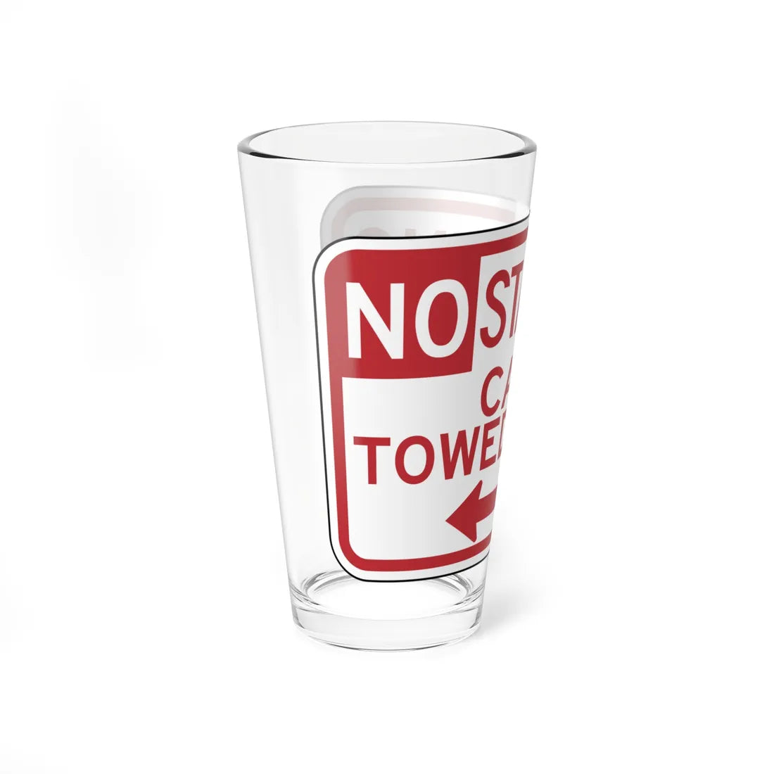 BDOT R7-4DT (Maryland) (Road Sign) Pint Glass 16oz - Go Mug Yourself