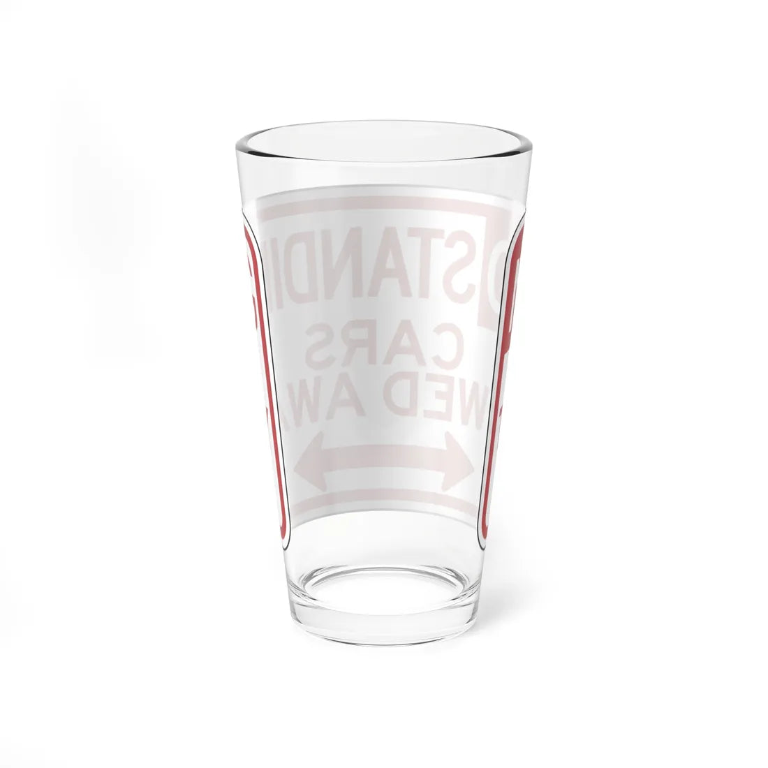 BDOT R7-4DT (Maryland) (Road Sign) Pint Glass 16oz - Go Mug Yourself