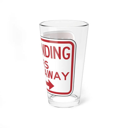 BDOT R7-4DT (Maryland) (Road Sign) Pint Glass 16oz - Go Mug Yourself