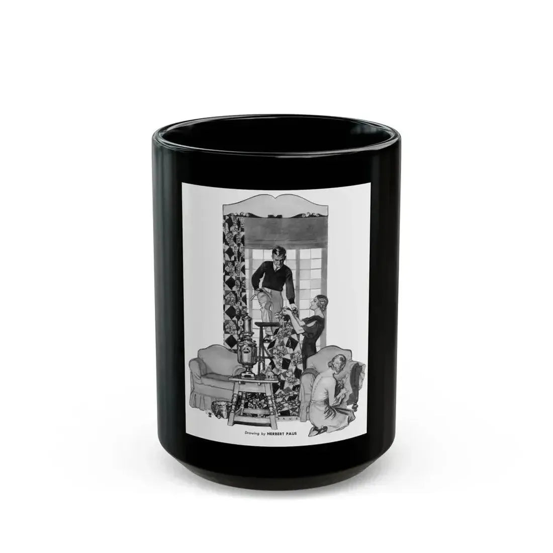 Be A Better Buyer, Pictorial Review, June 1933 - Black Coffee Mug 15oz - Go Mug Yourself