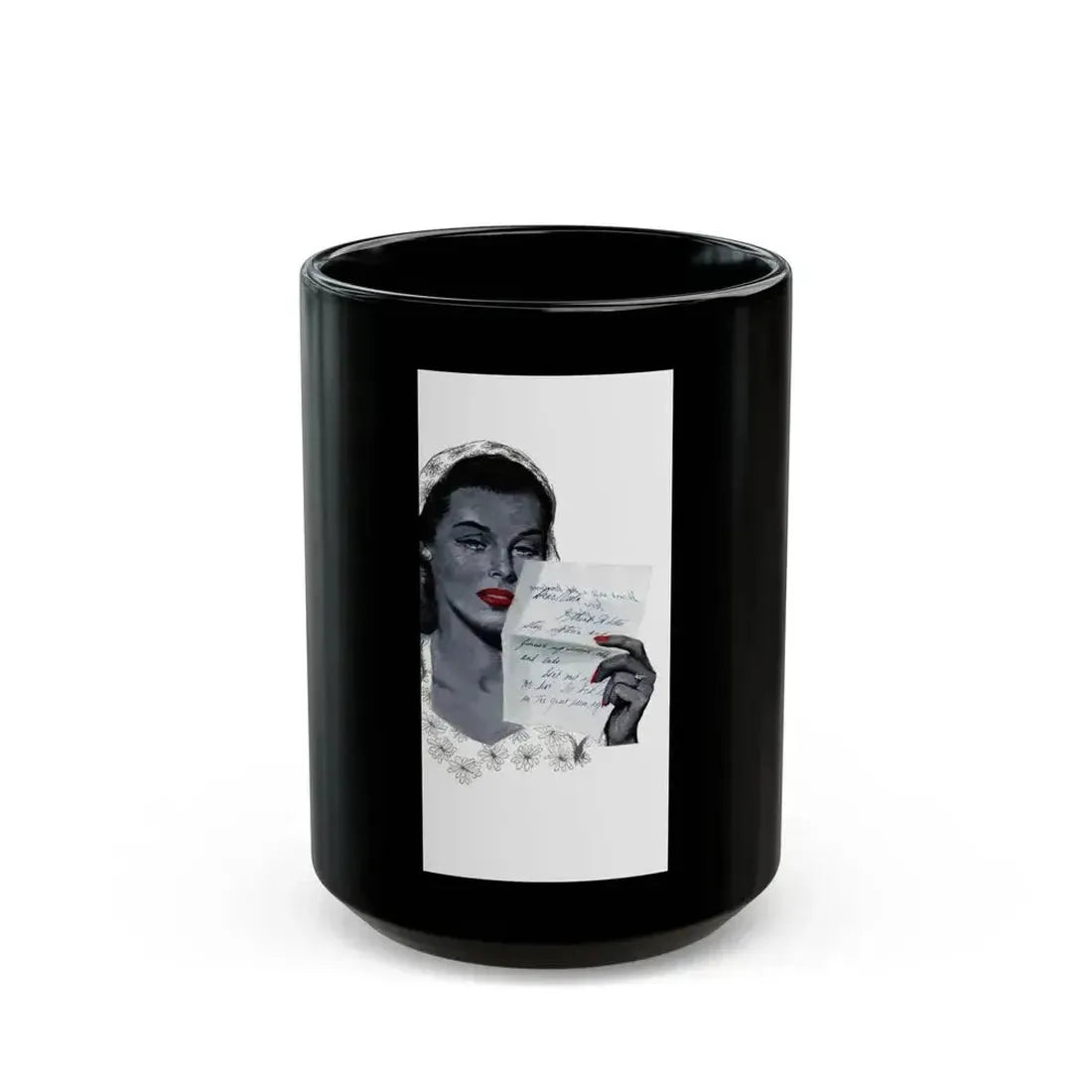 Be Careful, Mrs. Williams (1), Cosmopolitan, July 1947 - Black Coffee Mug 15oz - Go Mug Yourself