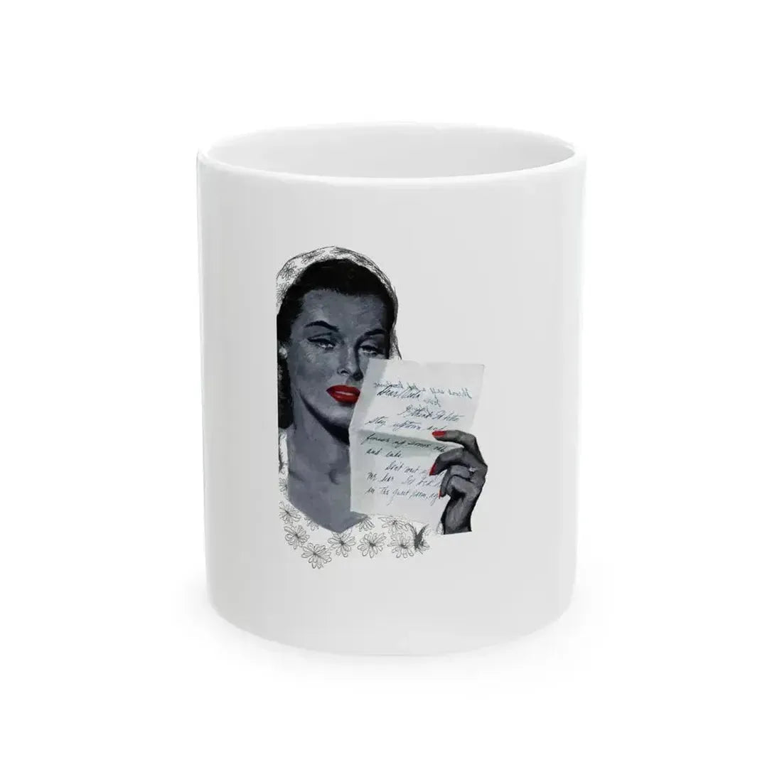 Be Careful, Mrs. Williams (1), Cosmopolitan, July 1947 - White Coffee Mug 11oz - Go Mug Yourself