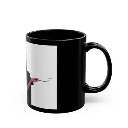 Be Careful, Mrs. Williams (2), Cosmopolitan, July 1947 - Black Coffee Mug - Go Mug Yourself