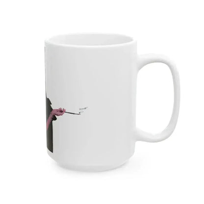 Be Careful, Mrs. Williams (2), Cosmopolitan, July 1947 - White Coffee Mug - Go Mug Yourself