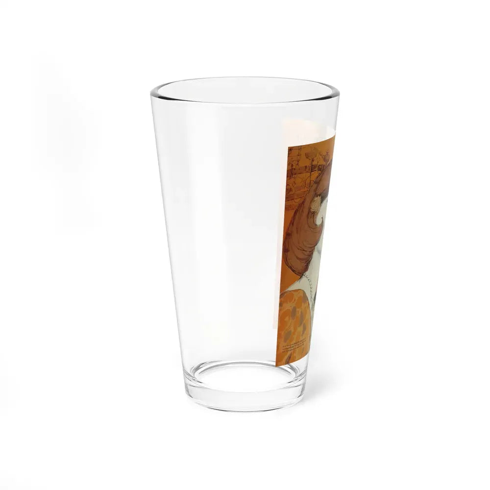 Be Careful What You Say, Woman's Day, January 1961 (Magazine Illustration) Pint Glass 16oz - Go Mug Yourself