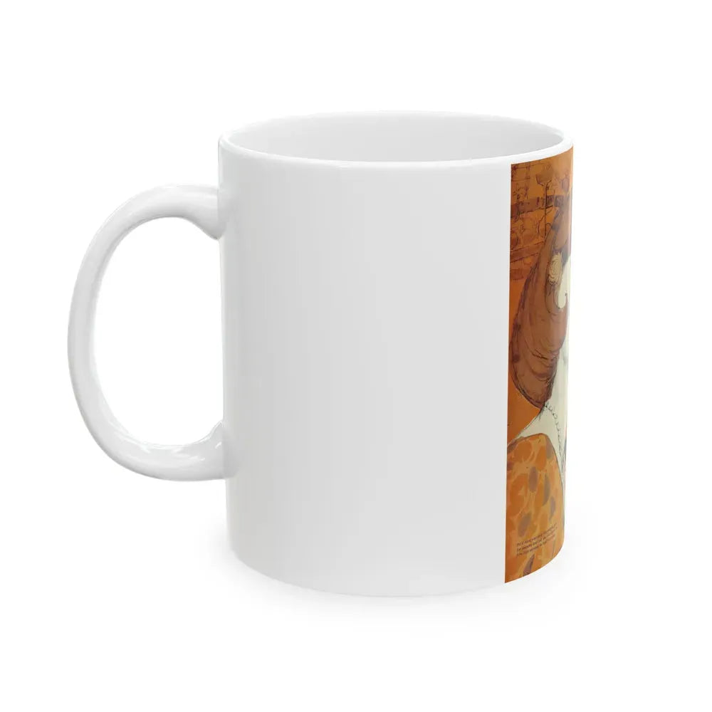 Be Careful What You Say, Woman's Day, January 1961 - White Coffee Mug - Go Mug Yourself