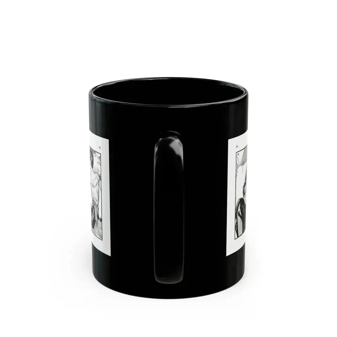 Be Curious And Educated, Liberty magazine, July 2, 1932 - Black Coffee Mug - Go Mug Yourself