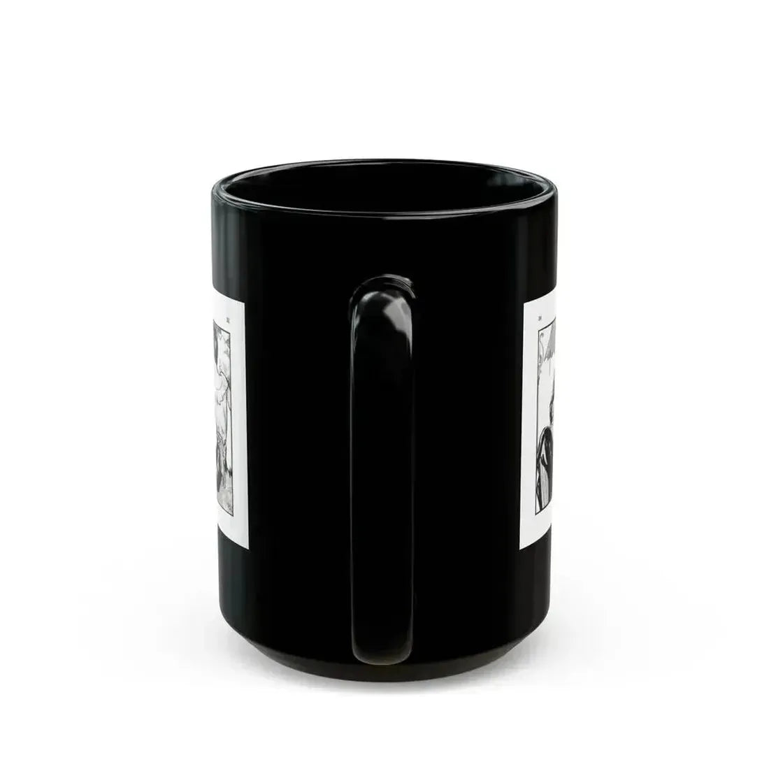 Be Curious And Educated, Liberty magazine, July 2, 1932 - Black Coffee Mug - Go Mug Yourself
