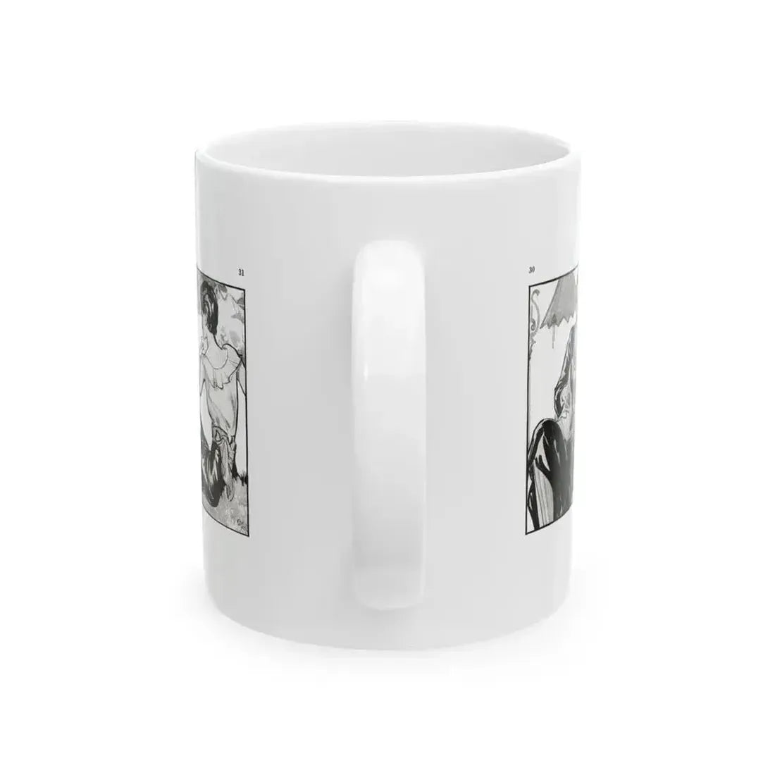 Be Curious And Educated, Liberty magazine, July 2, 1932 - White Coffee Mug - Go Mug Yourself