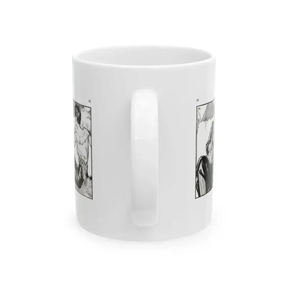 Be Curious And Educated, Liberty magazine, July 2, 1932 - White Coffee Mug - Go Mug Yourself