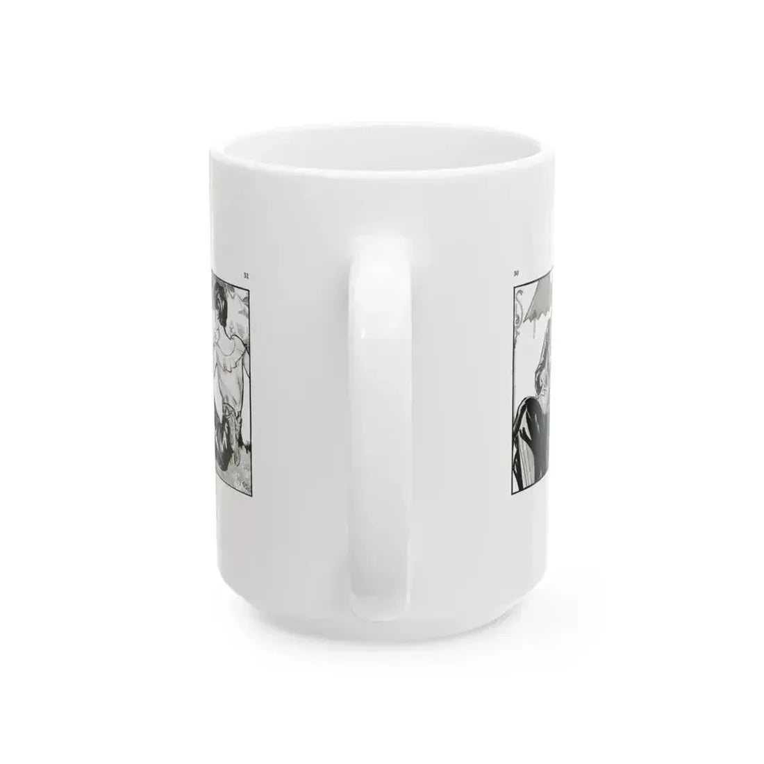 Be Curious And Educated, Liberty magazine, July 2, 1932 - White Coffee Mug - Go Mug Yourself