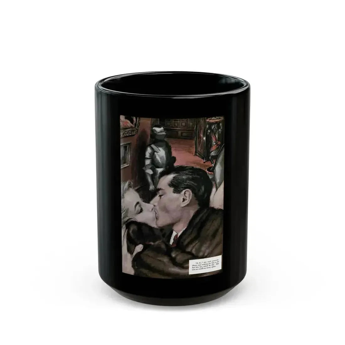 Be Fair to the Bride, Redbook, May 1947 - Black Coffee Mug 15oz - Go Mug Yourself