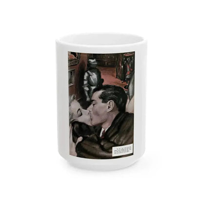 Be Fair to the Bride, Redbook, May 1947 - White Coffee Mug 15oz - Go Mug Yourself