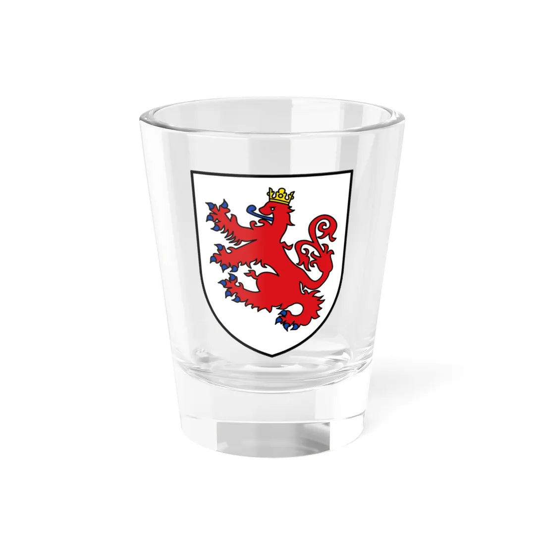 BE Sankt Vith COA (Belgium) (Coat of Arms) Shot Glass 1.5oz 1.5oz - Go Mug Yourself