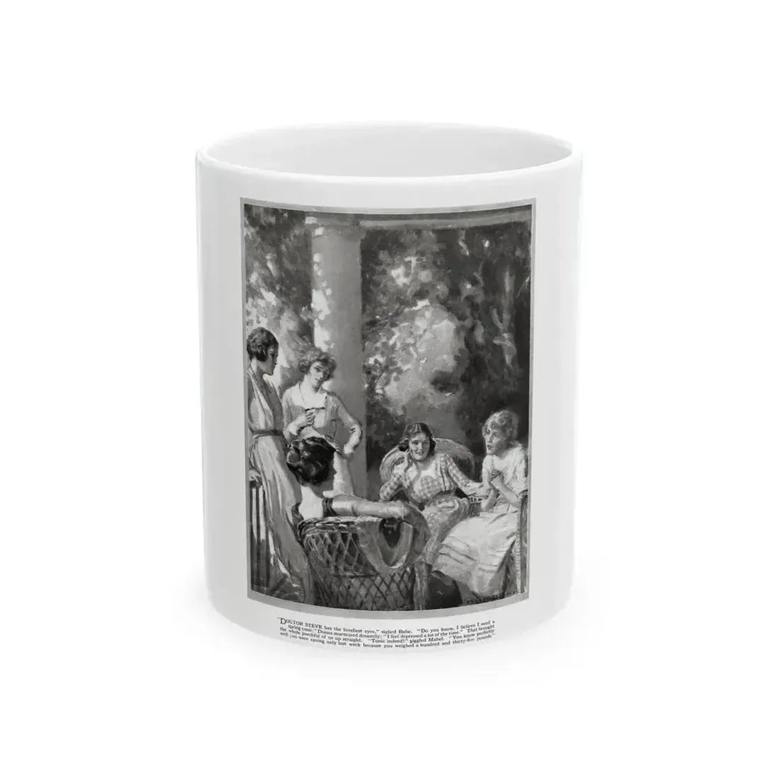 Be Sociable (1), Good Housekeeping, June 1921 - White Coffee Mug 11oz - Go Mug Yourself