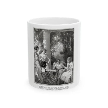 Be Sociable (1), Good Housekeeping, June 1921 - White Coffee Mug 11oz - Go Mug Yourself