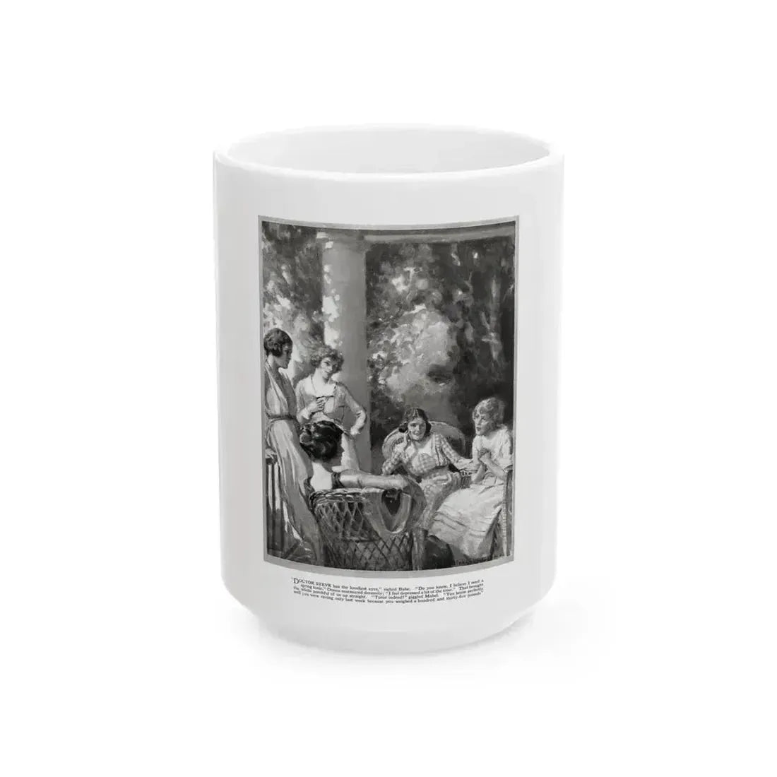 Be Sociable (1), Good Housekeeping, June 1921 - White Coffee Mug 15oz - Go Mug Yourself