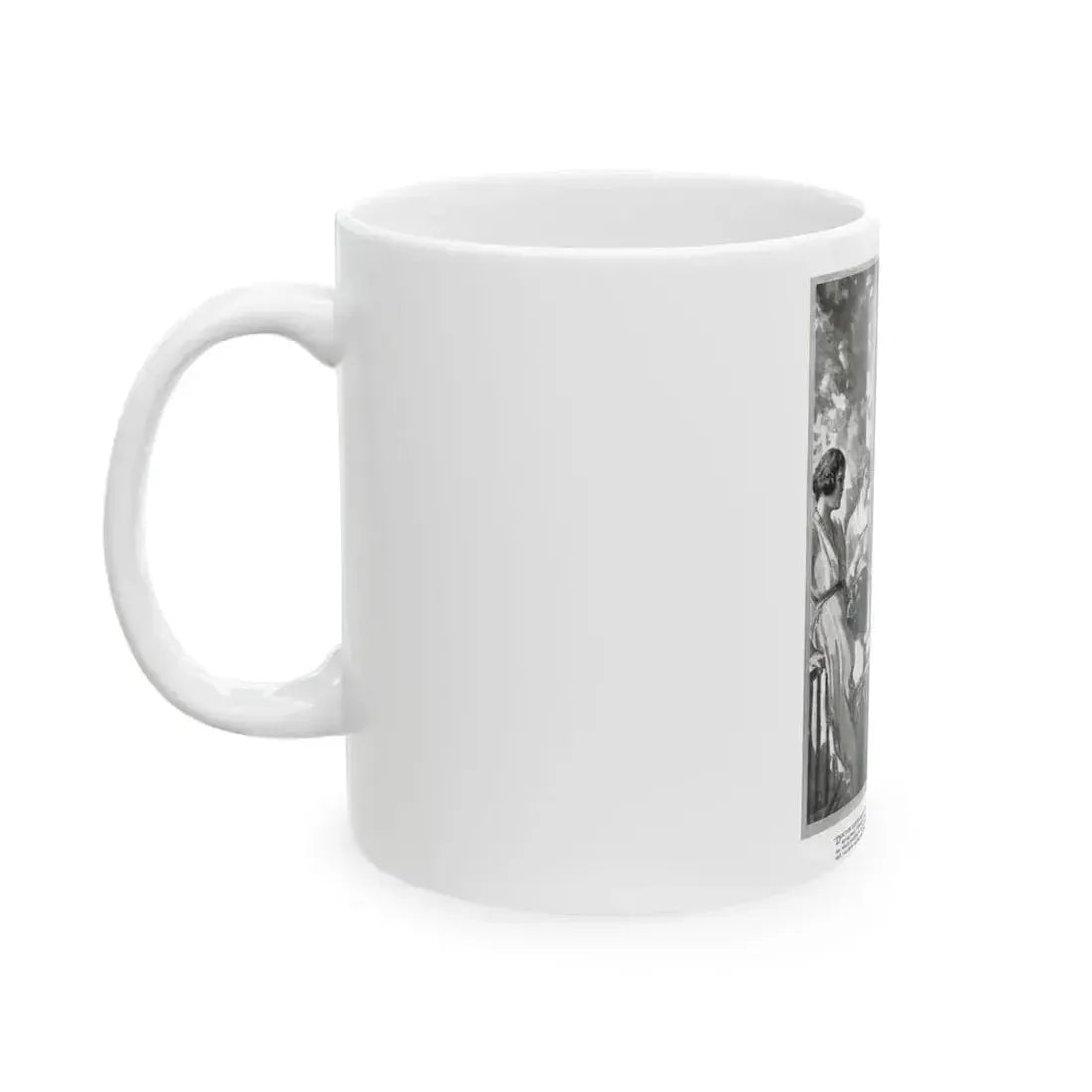 Be Sociable (1), Good Housekeeping, June 1921 - White Coffee Mug - Go Mug Yourself
