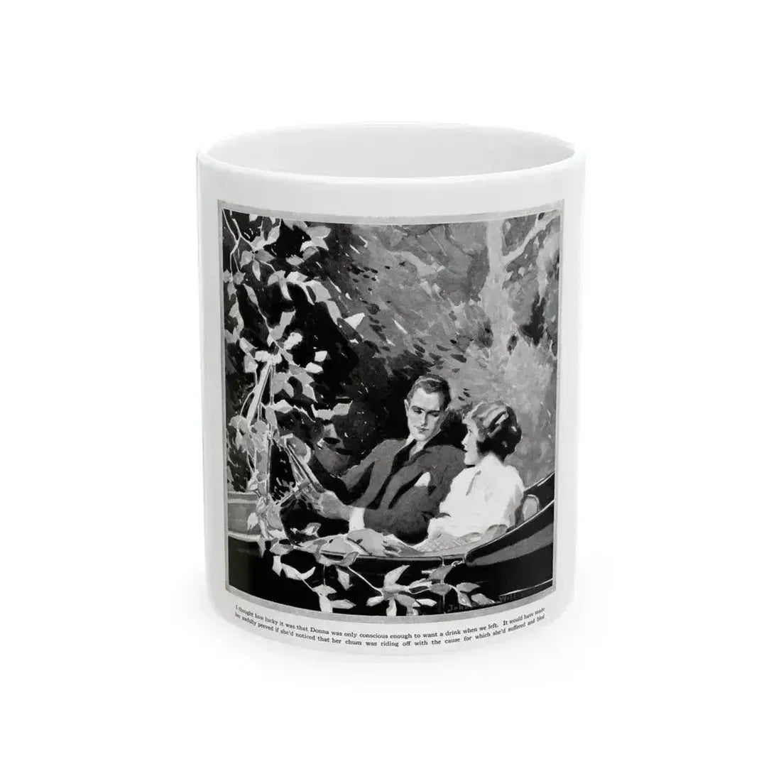 Be Sociable (2), Good Housekeeping, June 1921 - White Coffee Mug 11oz - Go Mug Yourself