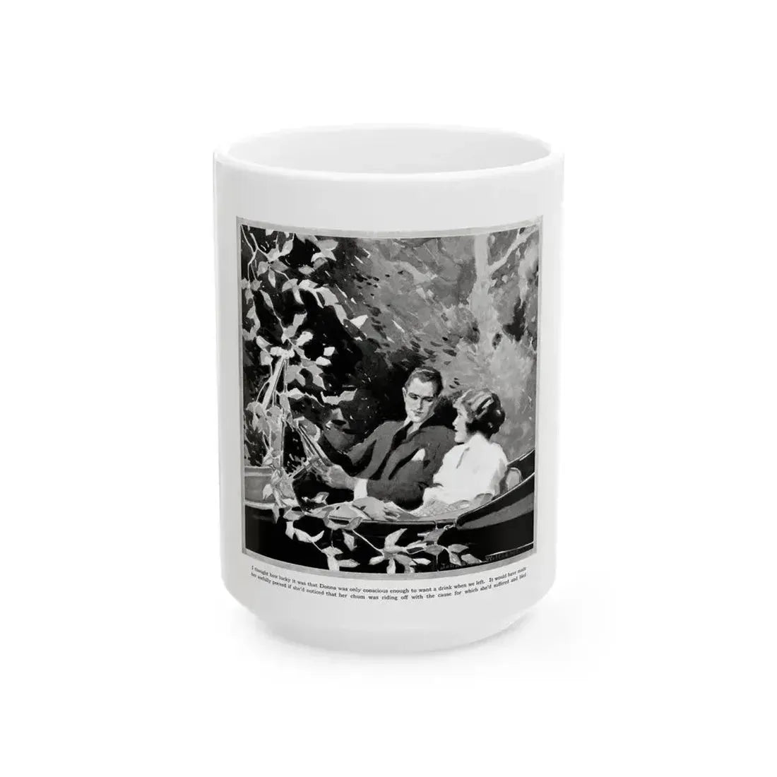 Be Sociable (2), Good Housekeeping, June 1921 - White Coffee Mug 15oz - Go Mug Yourself