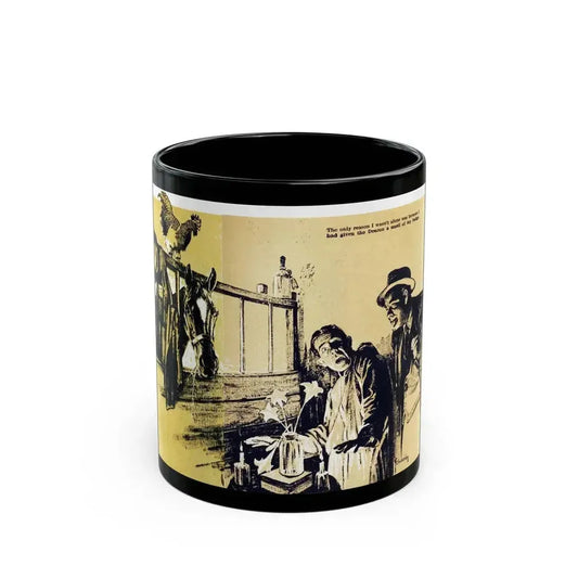 Be Sure Your Sin Will Run You In (2), Blue Book Magazine, March 1940 - Black Coffee Mug 11oz - Go Mug Yourself