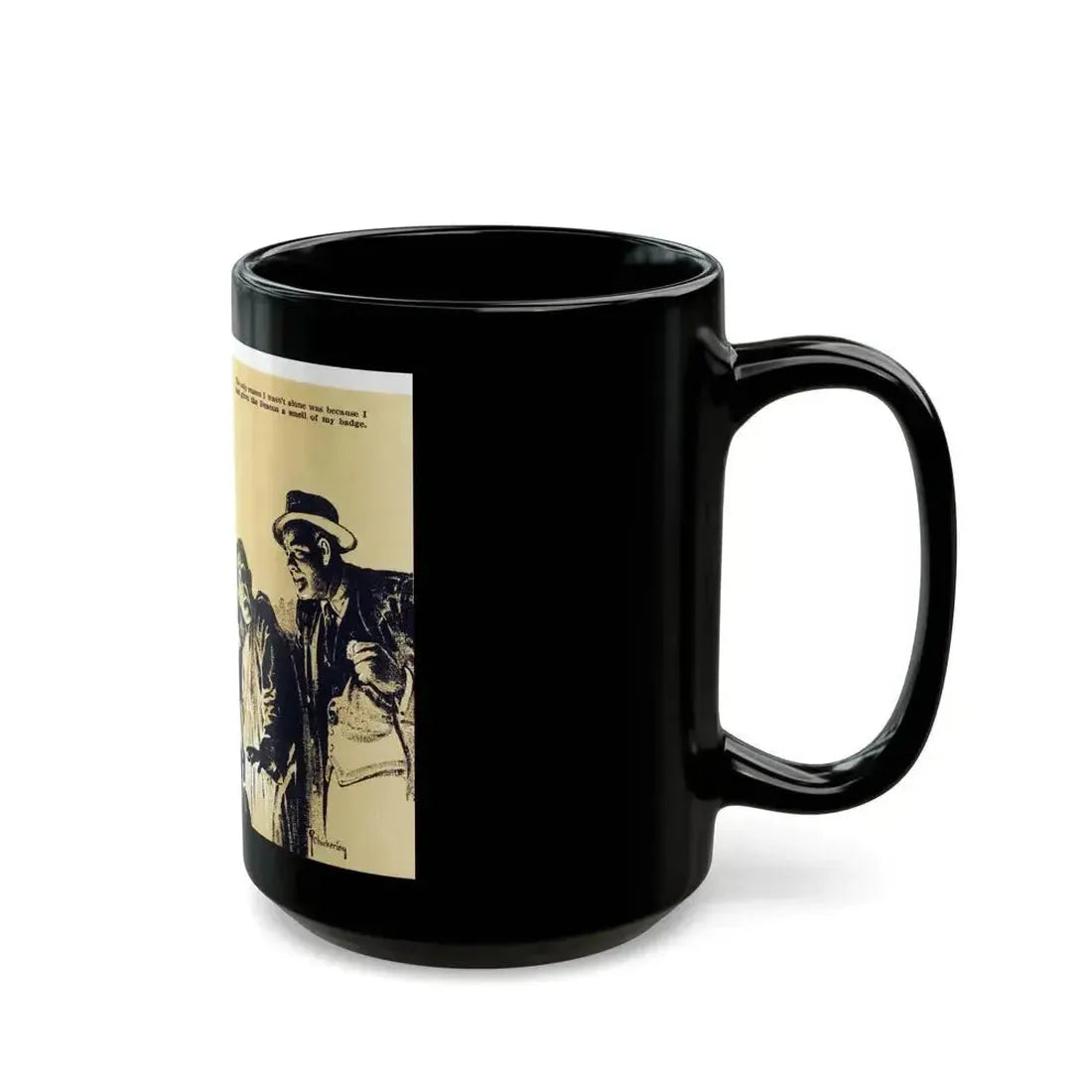 Be Sure Your Sin Will Run You In (2), Blue Book Magazine, March 1940 - Black Coffee Mug - Go Mug Yourself