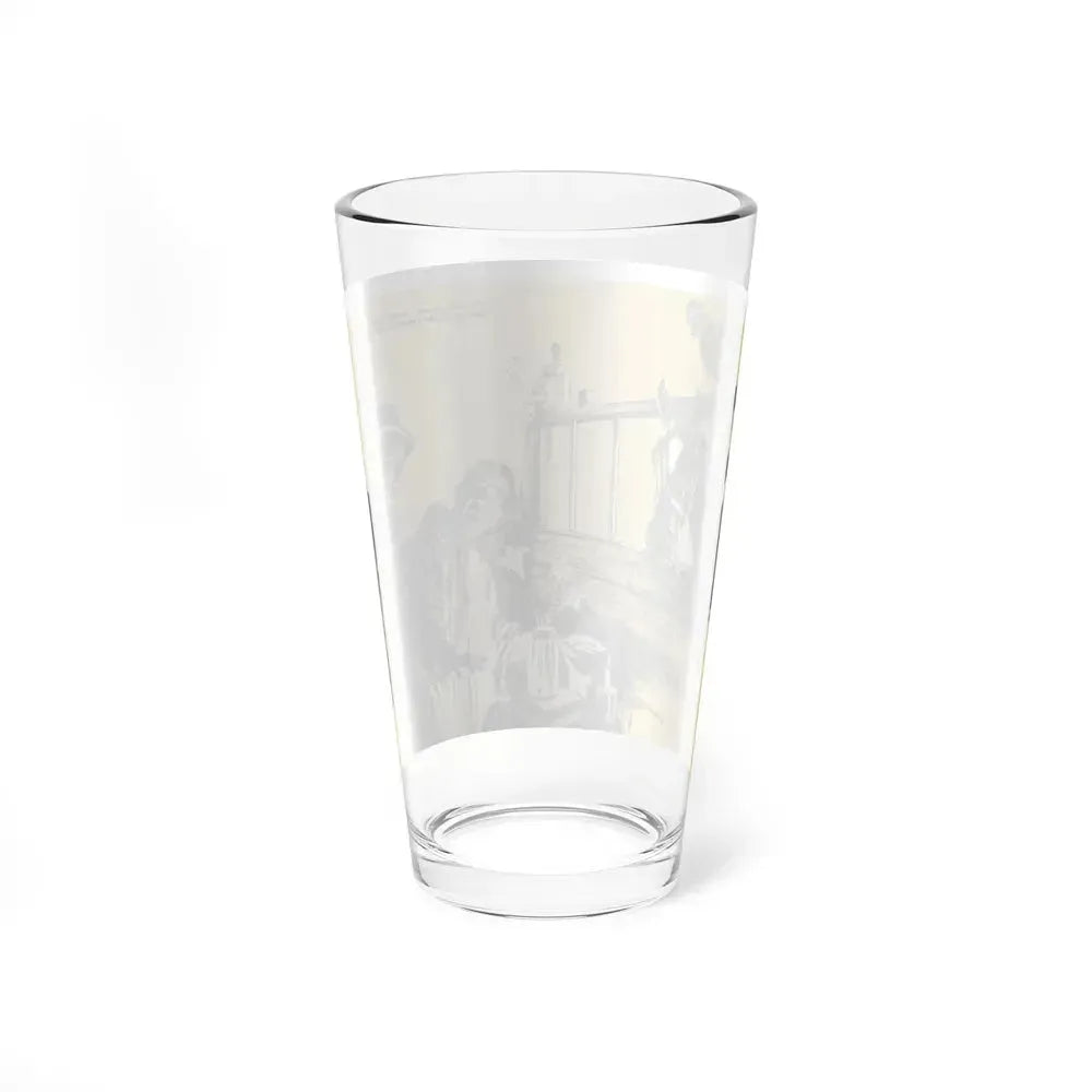 Be Sure Your Sin Will Run You In (2), Blue Book Magazine, March 1940 (Magazine Illustration) Pint Glass 16oz - Go Mug Yourself