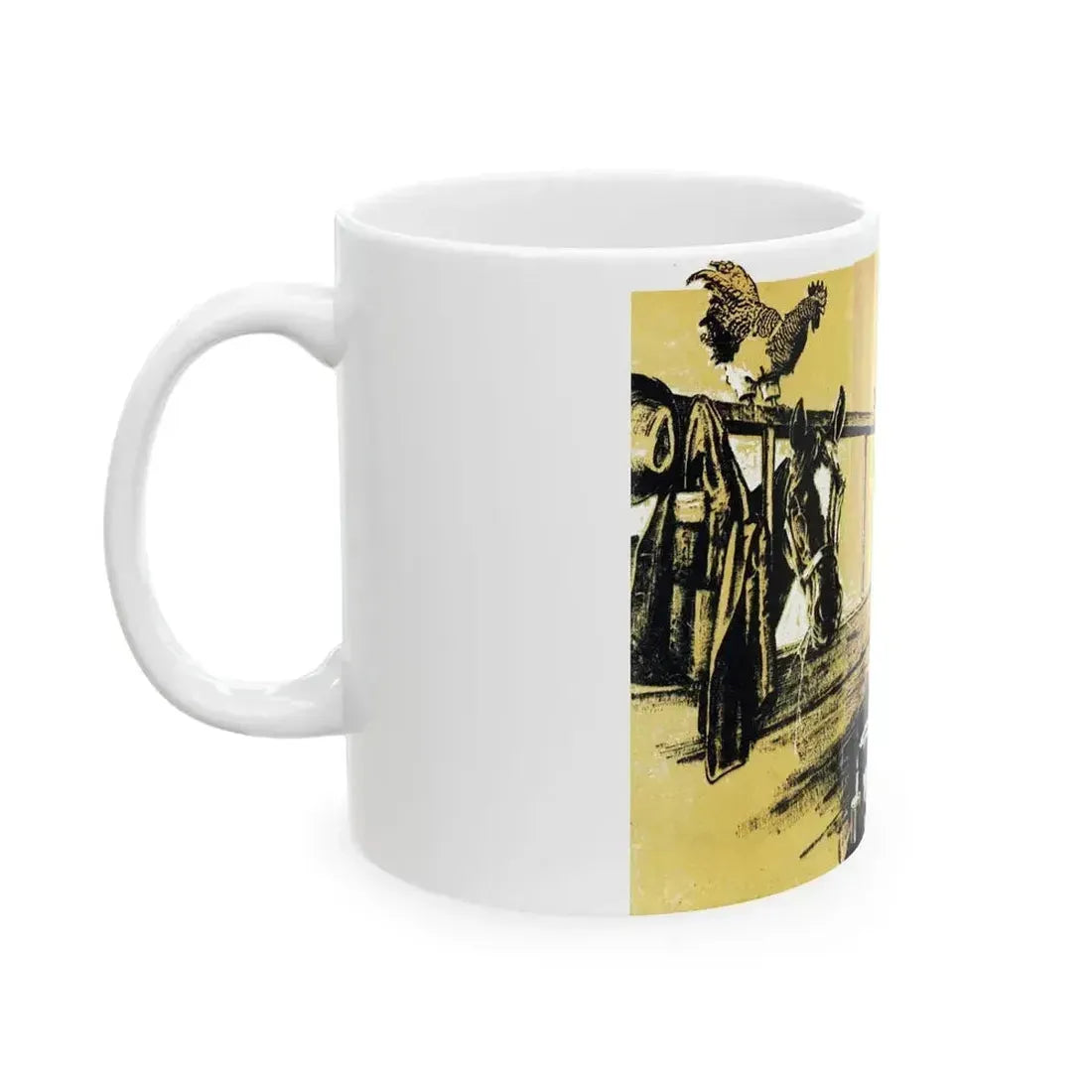 Be Sure Your Sin Will Run You In (2), Blue Book Magazine, March 1940 - White Coffee Mug - Go Mug Yourself