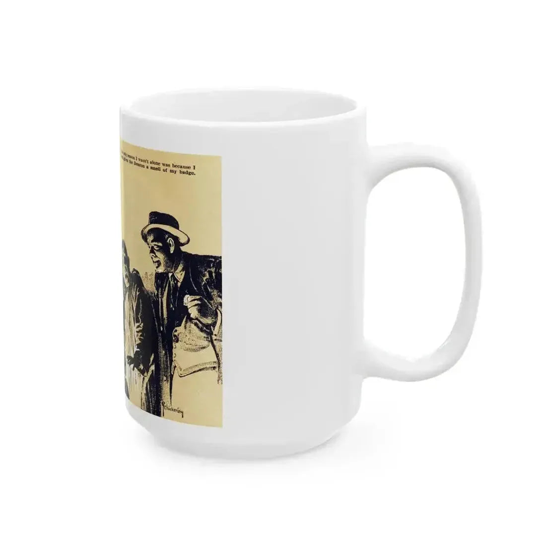 Be Sure Your Sin Will Run You In (2), Blue Book Magazine, March 1940 - White Coffee Mug - Go Mug Yourself
