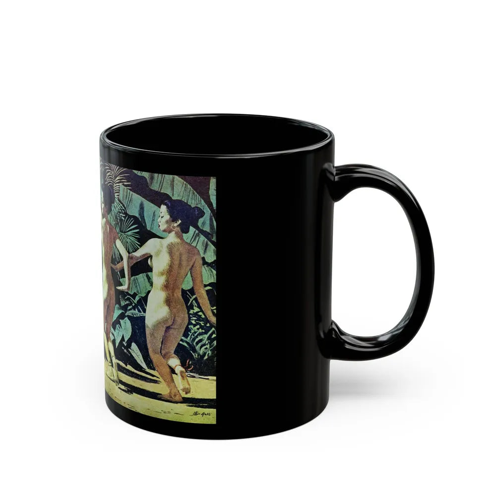 Dancing Angels of Death, True magazine, September 1955 - Black Coffee Mug-Go Mug Yourself