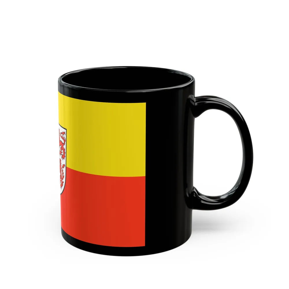 Flag of Neumarkt in der Oberpfalz Germany - Black Coffee Mug-Go Mug Yourself