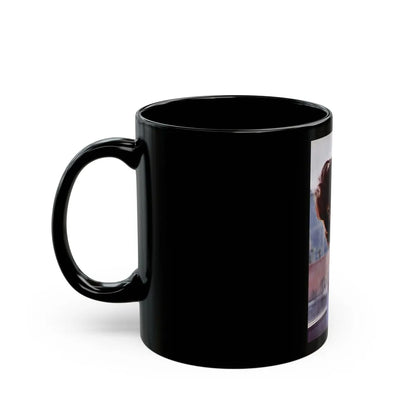 Tina Louise #96 - See through night gown (Vintage Female Icon) Black Coffee Mug-Go Mug Yourself