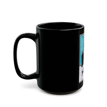 DEATH BY INVITATION 1971 Movie Poster - Black Coffee Mug-Go Mug Yourself