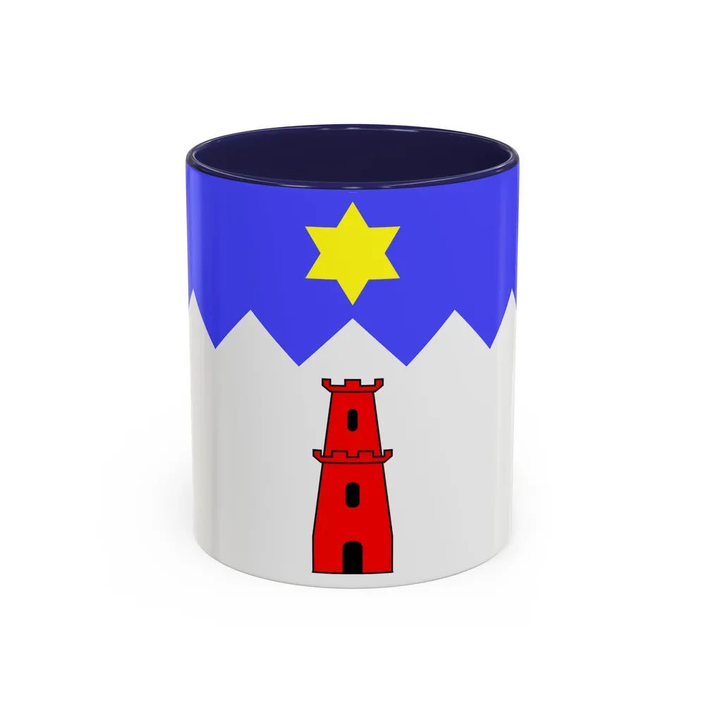 Flag of Gharb Malta - Accent Coffee Mug-11oz-Navy-Go Mug Yourself