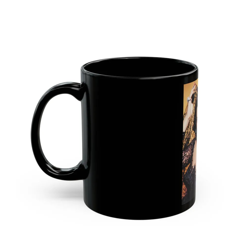 Jane Russell #198 (Vintage Female Icon) Black Coffee Mug-Go Mug Yourself