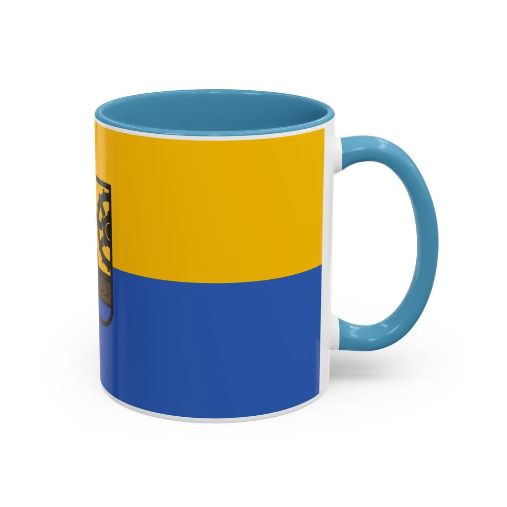 Flag of Katowice Poland - Accent Coffee Mug-Go Mug Yourself