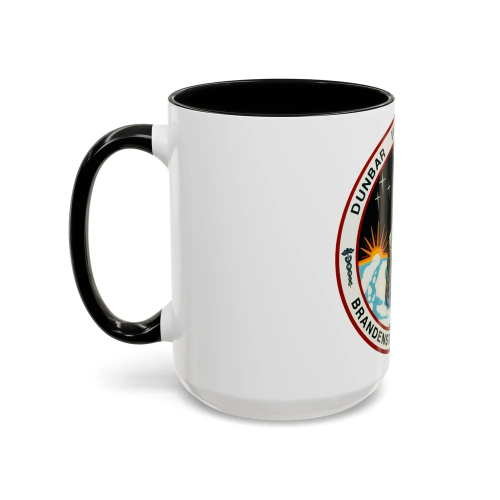 STS 32 (NASA) Accent Coffee Mug-Go Mug Yourself