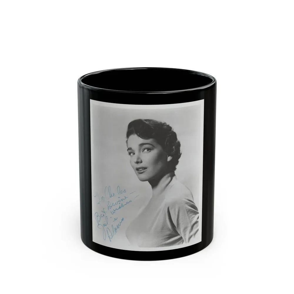 Julia Adams #47 1 (Vintage Female Icon) Black Coffee Mug-11oz-Go Mug Yourself