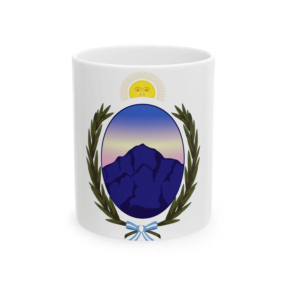 Coat of Arms La Rioja Argentina - White Coffee Mug-11oz-Go Mug Yourself