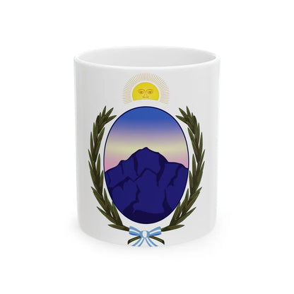 Coat of Arms La Rioja Argentina - White Coffee Mug-11oz-Go Mug Yourself