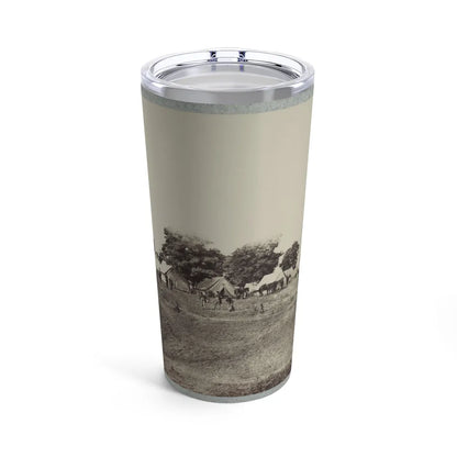 Union Soldiers Stand In Front Of Their Camp (U.S. Civil War) Tumbler 20oz-20oz-Go Mug Yourself