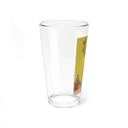 Beach Babe (Magazine Illustration) Pint Glass 16oz - Go Mug Yourself