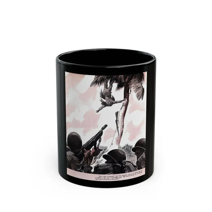 Beach Head, Redbook, March 1943 - Black Coffee Mug 11oz - Go Mug Yourself
