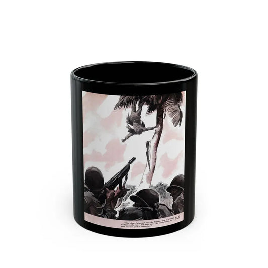 Beach Head, Redbook, March 1943 - Black Coffee Mug 11oz - Go Mug Yourself