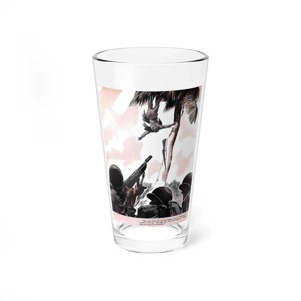 Beach Head, Redbook, March 1943 (Magazine Illustration) Pint Glass 16oz 16oz - Go Mug Yourself