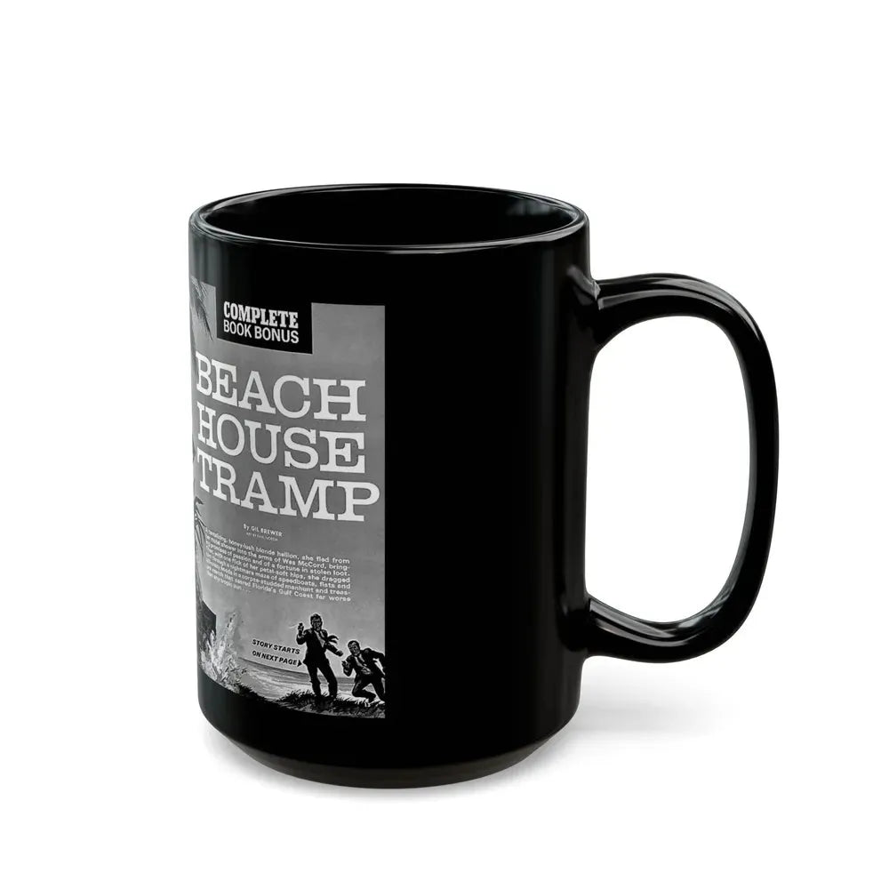 Beach House Tramp - Black Coffee Mug - Go Mug Yourself